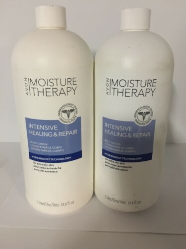 Set Of 2 moisture therapy intensive healing & repair  BONUS SIZE LOTIONS 33.8 oz