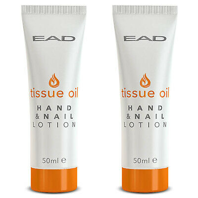 EAD Tissue Oil Hand & Nail Lotion Moisturizer Vit A & E 50ml, Pack of 2