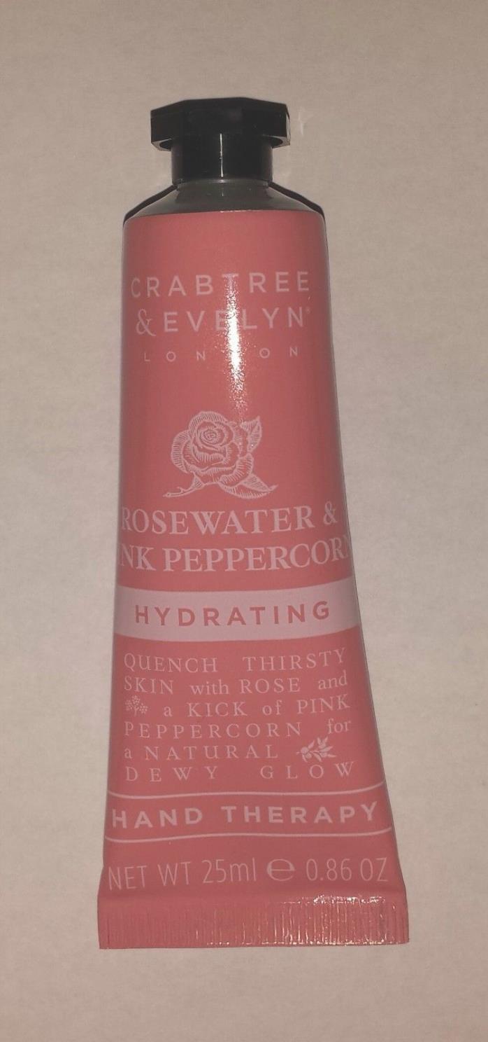 Crabtree & Evelyn ROSEWATER & PINK PEPPERCORN Hydrating Hand Therapy (0.86 oz)