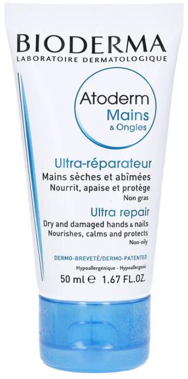 Bioderma Atoderm Mains & Ongles Hand & Nails Ultra Repair Non-Oily Cream Lotion