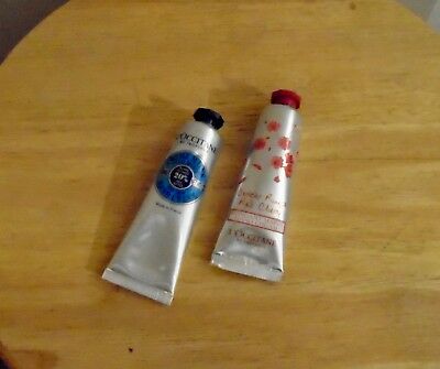 L'Occitane-Shea Butter Hand Cream & DISCONITNUED Red Cherry Hand Cream-2 total