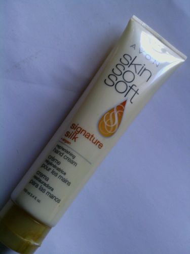 Skin so soft signature silk argan hand cream *NEW*** full fresh 3.4 oz AVON