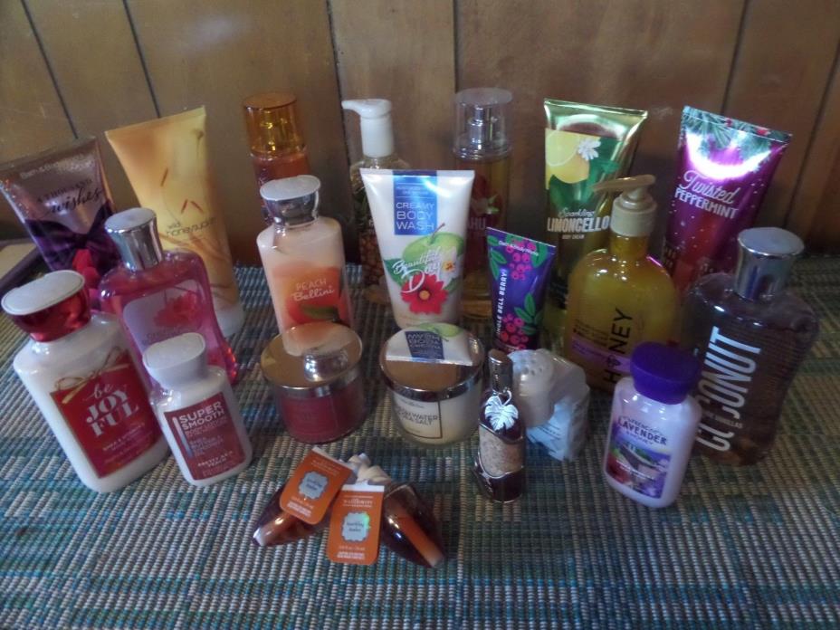 HUGE Mixed Lot of BATH & BODY WORKS Assorted Scents $210.00 Retail Value NEW