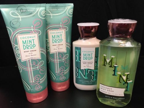 Lot Of Four Bath And Body Works Body Cream Lotion And Shower Gel