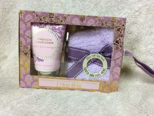 Cozy Sock and Lotion Gift-Boxed Set French Lavender 2.2 fl.oz 65ml *BRAND NEW*