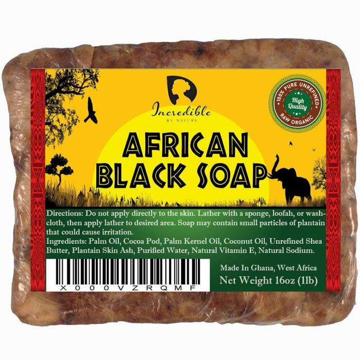 1 Mejor Jabon Negro Africano De Calidad a Granel De 1 Libra Raw Jabon Organic...