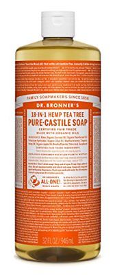 Dr. Bronner's Pure-Castile Liquid Soap - Tea Tree 32oz