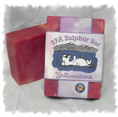 Huckleberry _Yellowstone_ SPA Sulphur Mineral Soap Made in Montana Handmade