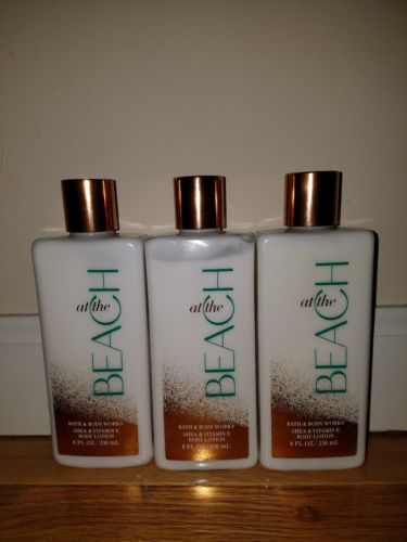 3 New Bath and Body Works At The Beach Shea & Vitamin E Body Lotions