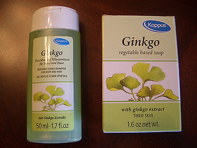 Ginkgo Soap & Shampoo made in Germany; Vegetable based Gingko Gingo Ginko Kappus