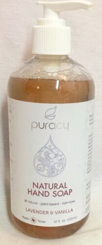 Puracy Natural Hand Soap  Lavender  Vanilla 12 fl oz  355 ml