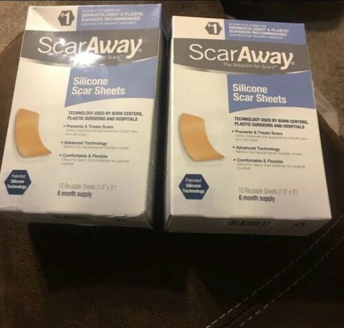 ScarAway Silicone Scar Sheets X2