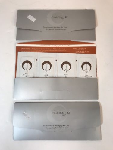 3 Full Sample Packs Of Arbonne NutriMen C RE9 Wash Shave Gel Toner Sunscreen