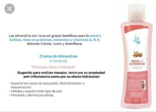 Crema Almendras Antiestrias Elimina Estrias Flacidez Resultados