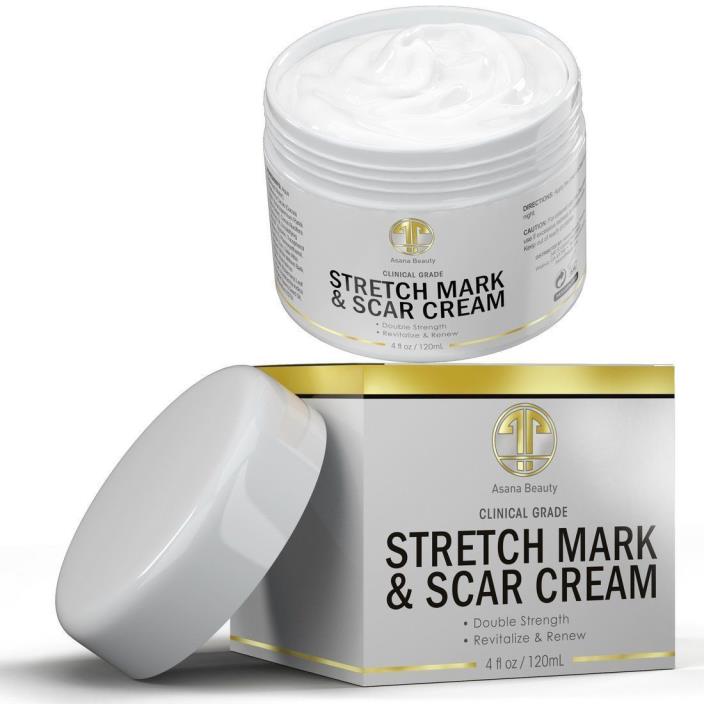 Best Stretch Mark Cream HUGE 4OZ - For Removal & Prevention of new and old  B