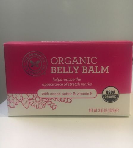 The Honest Company Organic Belly Balm Unscented 3.65 oz Pregnancy Stretch Marks