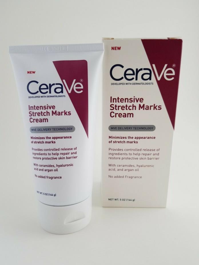 New CeraVe Intensive Stretch Marks Cream 5 oz