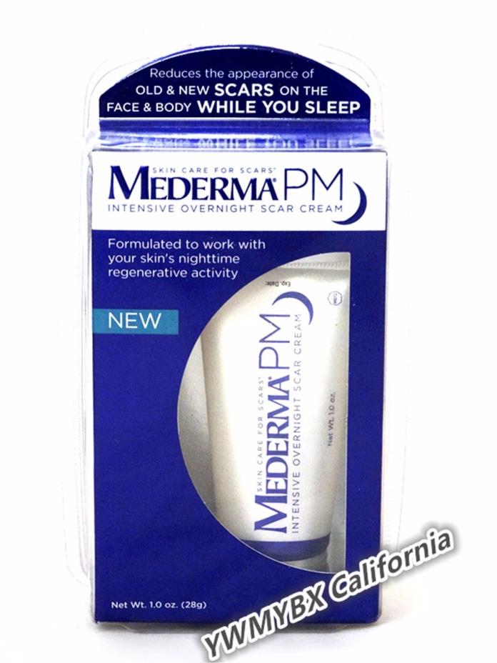 Mederma PM Intensive Overnight Scar Cream,1.0 OZ, Brand NEW, Free Ship. #S013
