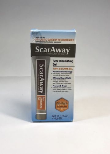 ScarAway 100% Silicone Scar Diminishing Gel 0.35 oz 10 g New