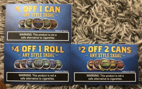 Skoal Coupons $7 Worth Expires 5/31/2019
