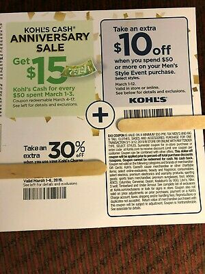 Kohl's Coupons Extra 30% when you use Kohl’s charge + MORE  See All Pics