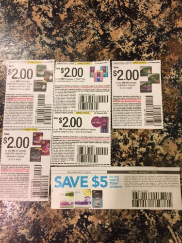 Adult Incontinence Products Coupons lot Depend Tena Poise $15