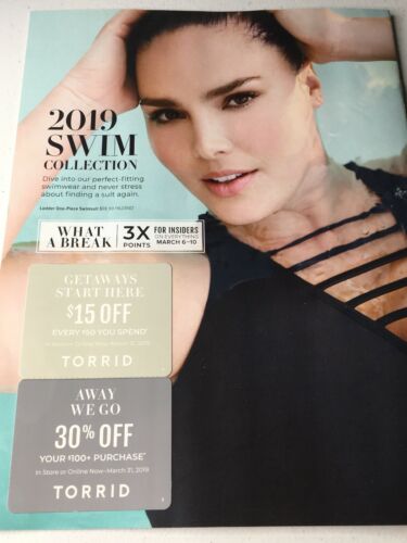 Torrid 2 Coupons: $15 Off Every $50 & 30% Off Purchase Thru March 31st + Catalog