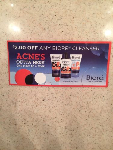 $2.00 Off Any Biore Cleanser Expires 3/31/18