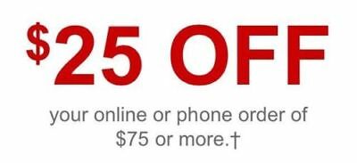 Staples $25 off $75 Online/Phone Order Coupon Expires 3/10/19