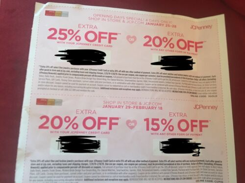 Jcpenney coupon