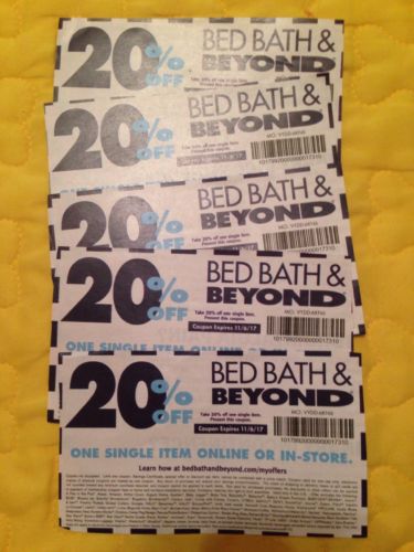 Lot of 5 Bed Bath & Beyond 20% off