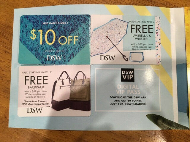 DSW Coupon $10 Off Purchase Expires 4/7, Plus Other Coupons See Photos