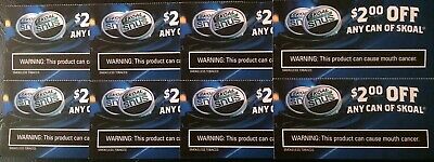 Skoal Coupons $16 (8 - $2/can)