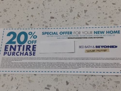 Bed Bath&Beyond 20% Off ENTIRE PURCHASE (Online+In-Store) Exp.03/01/18 + bonus