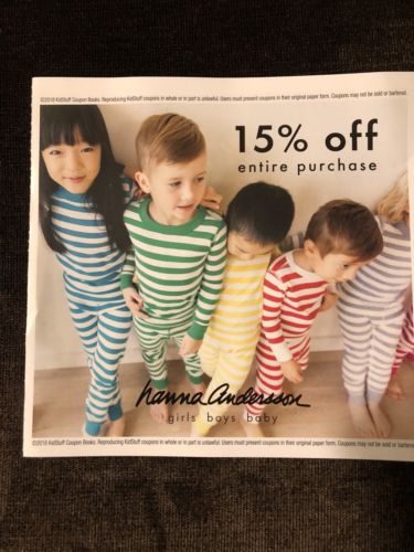 HANNA ANDERSSON 15% OFF ENTIRE PURCHASE COUPON EXP 12/31/19 IN STORES