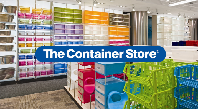 20% off Container Store on Each Transaction until 10/21/2018