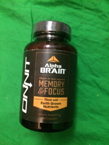 Onnit Labs Alpha Brain 90 caps MEMORY-FOCUS Free Shipping NEW/SEALED