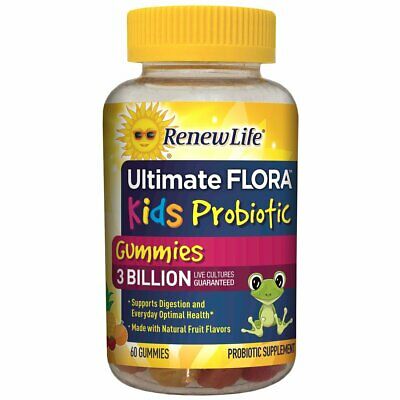 Renew Life Ultimate Flora Probiotic Gummies 60 Chewable Gummies