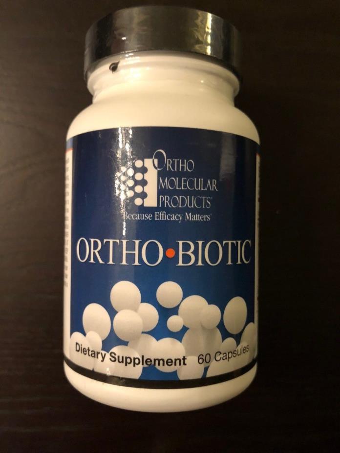Ortho Molecular Products - Ortho Biotic - 60 Capsules New and Seales