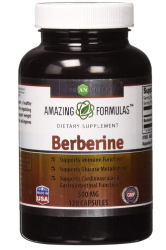 Amazing Formulas Berberine 500mg 120 capsules - Supports Immune Function