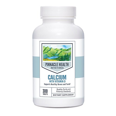 Calcium, 660mg + Vitamin D Tablets - Best Value 300 Count - Supports Calcium and