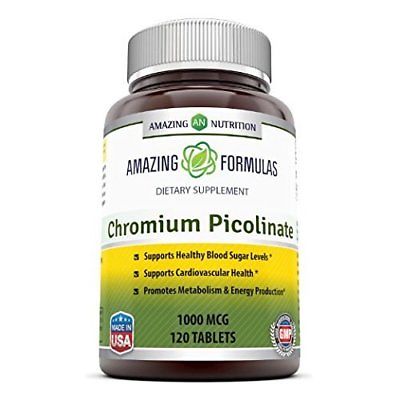 Amazing Nutrition Chromium Picolinate Supplement – Supports Healthy Weight Manag