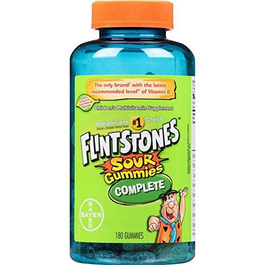 Flintstones Complete Multivitamin Sour Gummies 180ct EXP 12/17