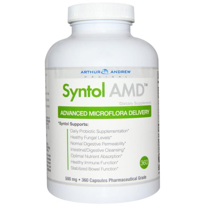 Arthur Andrew Medical  Syntol AMD  Advanced Microflora Delivery  500 mg  360 cap