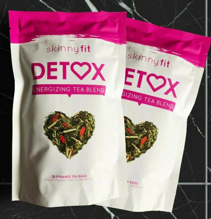 SkinnyFit Detox Tea: Cleanse with All-Natural Energizing Blend 2 x 28 Tea Bags
