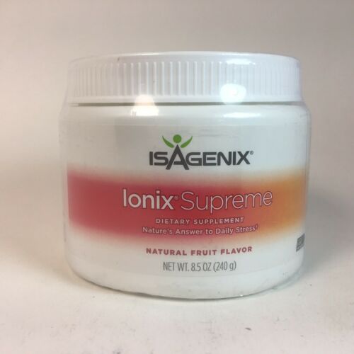 Isagenix Ionix Supreme Reduces Stress 8.5oz, Natural Fruit Flavor SAME DAY SHIP