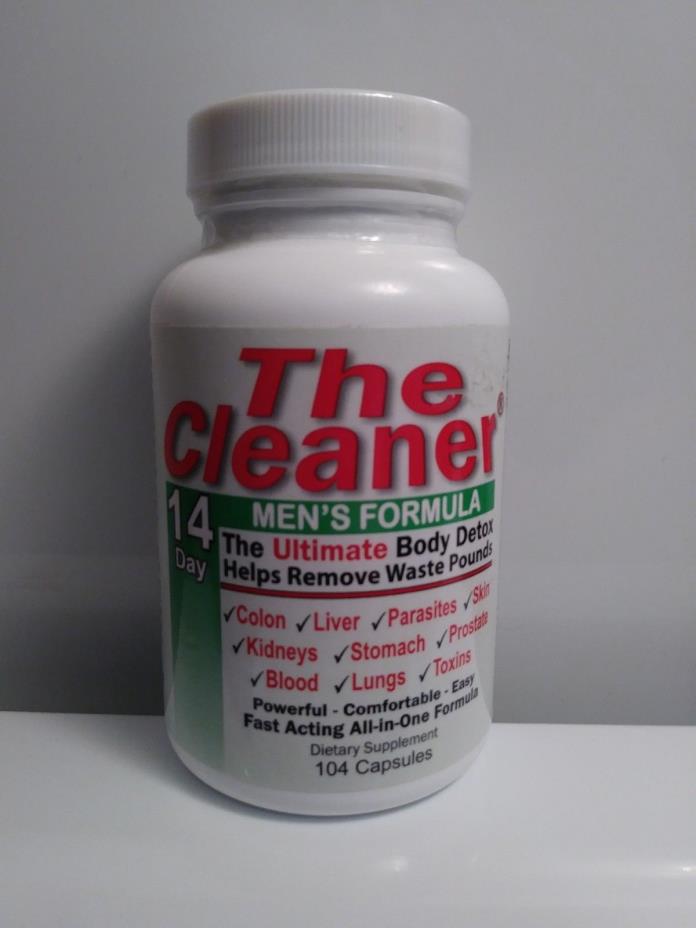 Century System's The Cleaner Men’s Formula 14 Day Ultimate Body Detox (104 Caps)