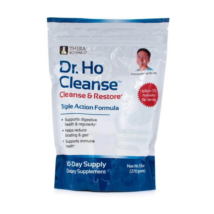 Dr. Ho Cleanse and Restore (30srv) Detox system, support digestion & regularity