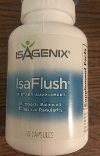 Isagenix IsaFlush Supplement 60 Caps Isa Flush Detox Colon Cleanse NEW Exp 6/20