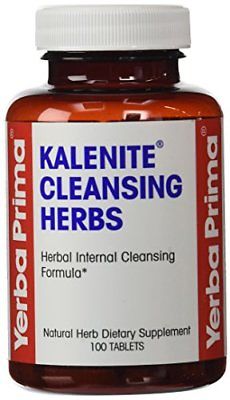 Yerba Prima Kalenite&65533; Cleansing Herbs, 100 Tablets